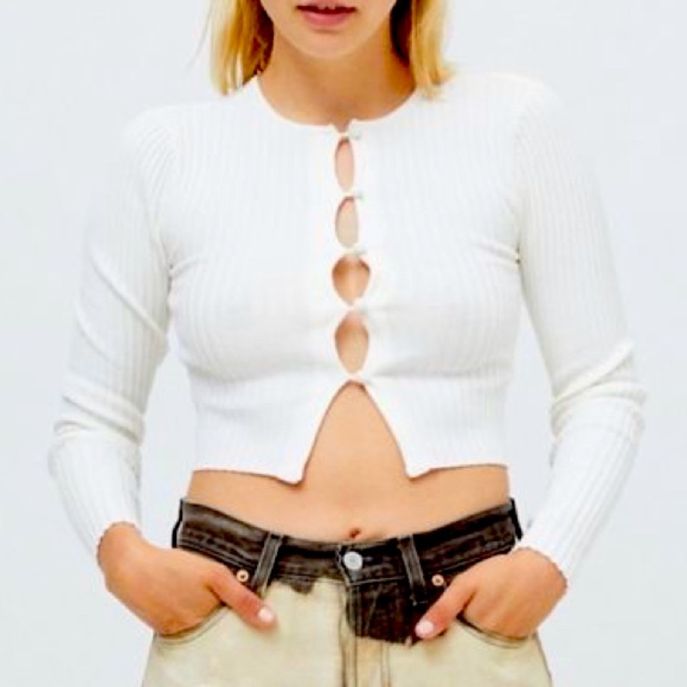 UO Peyton Fitted Crop Top Going Out Sexy